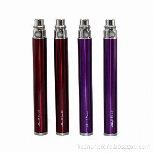 E-cigarettes, Twist Variable Voltage, Sized 118 x 14mm, 650/900/1,100mAh Capacity of Battery